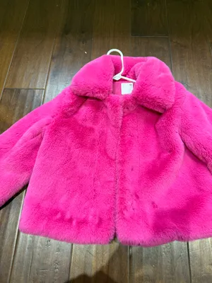 Pink Fluffy Jacket thumbnail 3