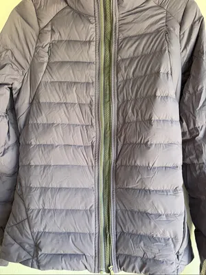 Lululemon Fluffed Up Jacket nightfall purple size 6 pit zips thumbnail 6