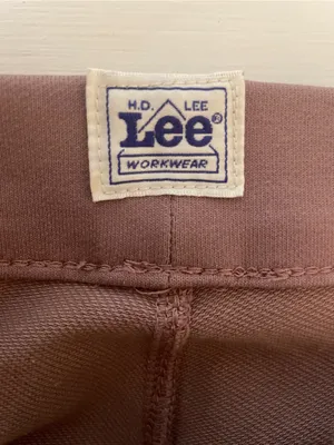 Lee Workwear Dusty Rose Wide Leg Pants Size Medium retro utility feminine retro thumbnail 2