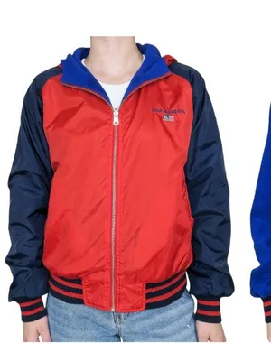 Vintage 90s Ralph Lauren Reversible Fleece Windbreaker Jacket thumbnail 1
