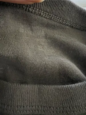 Brandy Melville Classic Crewneck Short Sleeve Top - Gray thumbnail 4