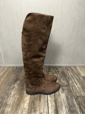 Bass Women's Brown Knee-High Boots - Classic Riding Style thumbnail 2
