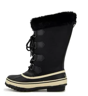 NIB NEW JBU Snowy Tall All Weather Boot, Black SZ-8 Faux Fur thumbnail 3