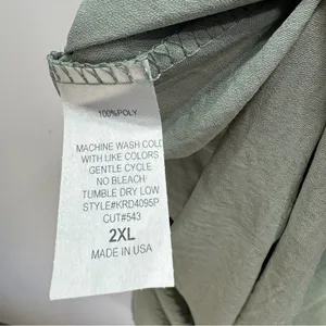 Sage Green Flowy Boxy Cut Sleeveless Maxi Dress with Pockets Jade by Jane NEW thumbnail 9