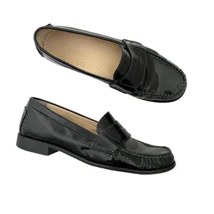 Cole Haan Penny Loafers Black Patent Leather Size 8 Preppy Classic old money thumbnail 2