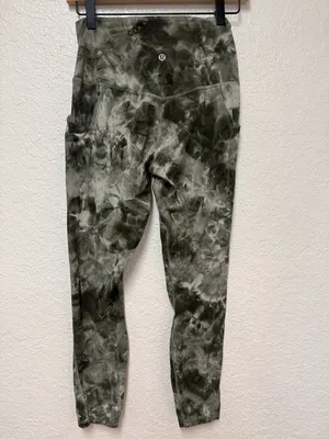 🍋 LULULEMON *flawed* Tie-Dye High-Waist Leggings Size 6 W5DVRS thumbnail 4
