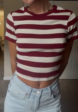 No Boundaries Striped Tee thumbnail 2