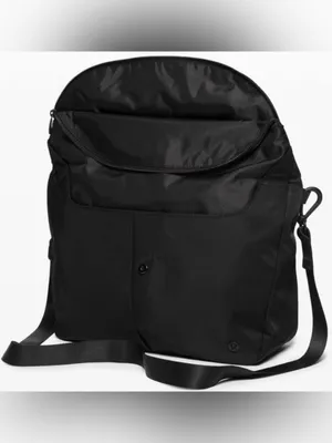 Lululemon All Night Festival Bag Large in Black Vol 10L Athleisure Minimalist thumbnail 10