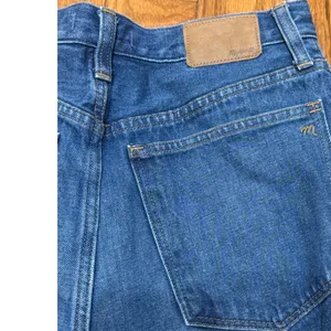Madewell Baggy Straight Jeans Medium‎ Wash Blue Cotton Hemp Size 28 thumbnail 7