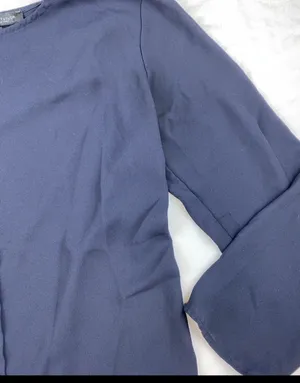Long Sleeve Blouse Blue thumbnail 4