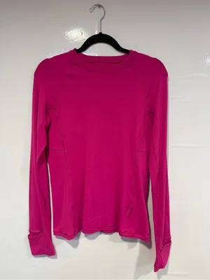 Pink Lululemon Runderul long sleeve‎ flowy thumbnail 2