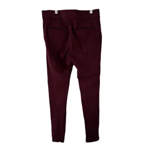 Ann Taylor Burgundy Pants Size 6 Career Work Office Side Zip‎ thumbnail 7