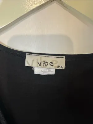 Vibe USA Women’s Size Medium Vintage Black And White Polkadot Dress thumbnail 3