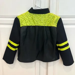 Weissman Adult M Forever 15484 Cropped Moto Jacket Dance Costume Hip Hop thumbnail 3