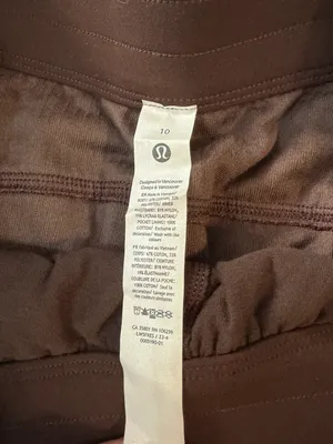 Lululemon Scuba Mid-Rise Wide-Leg Espresso Pants Ltd Edition thumbnail 4