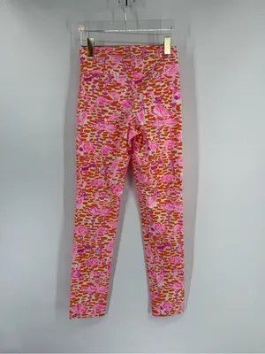 Gretchen Scott Cotton Spandex Vibrant‎ Colorful Flamingo Novelty Pants XS thumbnail 4