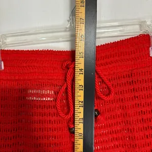 Haute Hippie Style‎ Pants Red Crochet Wide Leg Beach Coverup Boho Beach Resort M thumbnail 9