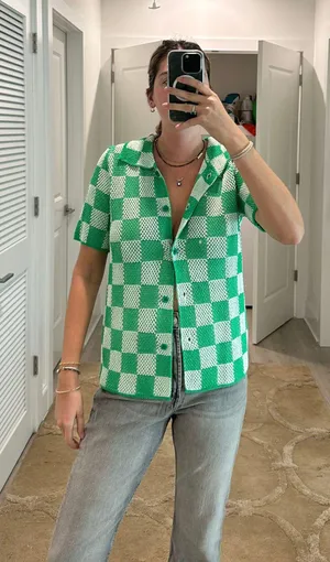 Boutique Checkered Top thumbnail 1