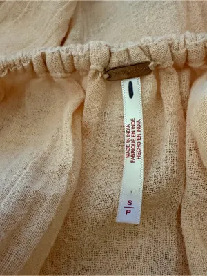 Free People Blissful Breeze Linen-Blend Mini Dress Small thumbnail 6