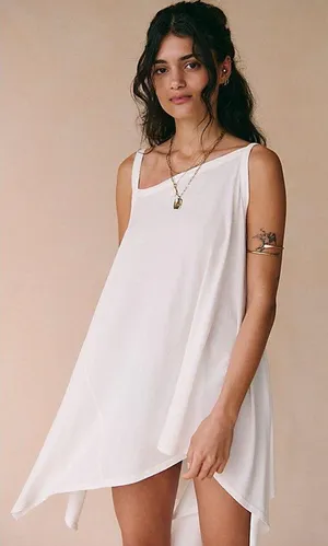Free People Women's Natural Alexandra Tunic size small thumbnail 1