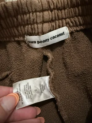 Sun Peony Coconut Sweatpants Brown thumbnail 5