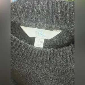 Black sparkle sweater Size L thumbnail 3