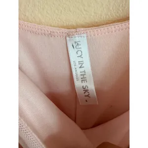 Lucy in the Sky Mini Dress Women Small Pink Ruched Mesh Bodycon Cocktail Party thumbnail 3