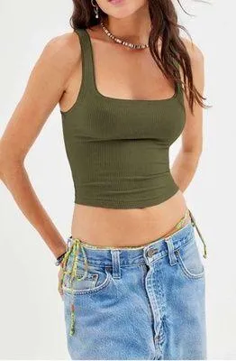 American Eagle Green Tank Top thumbnail 1
