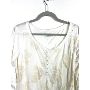 Abercrombie & Fitch lace embroidered‎ top thumbnail 2