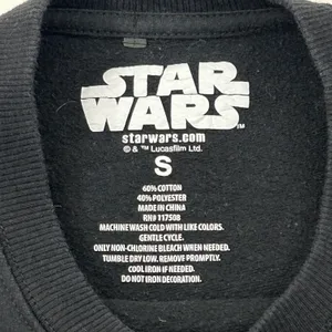 Star Wars Rebel Galaxy Graphic Logo Black Pullover Crewneck Sweatshirt Adult S thumbnail 5
