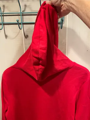 Cute red Disney Mickey mouse classic soft lightweight crop sweatshirt thumbnail 2