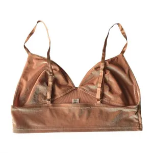 Victoria's‎ Secret Peach Ribbed Velvet Bralette XL thumbnail 3