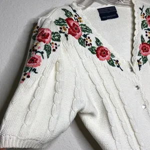 Vintage Herman Geist‎ Hand Embroidered Sweater thumbnail 6