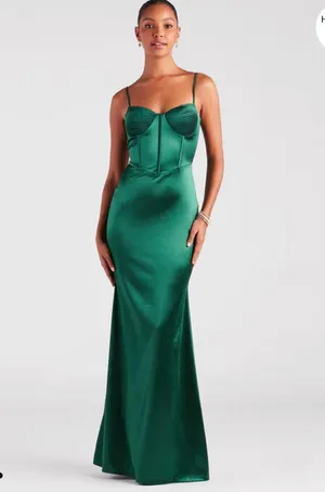 Windsor Emerald Green Dress thumbnail 5