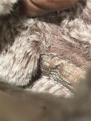 Franco Sarto Taupe Faux-Fur Trim Slip-On Clogs thumbnail 5