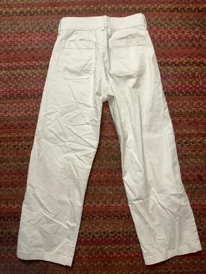 Levi's High-Rise wide leg Women's White pants thumbnail 4