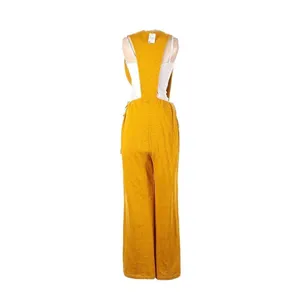 NWT Free People FP Beach Let's Chill One Piece in Yellow Oversize Jumpsuit S thumbnail 8