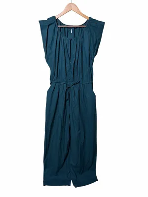 Rachel Comey Valencia Jumpsuit Size Large Teal Green thumbnail 3