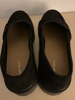 & Other Stories women Black Suede Platform Loafer shoes US 10 thumbnail 11