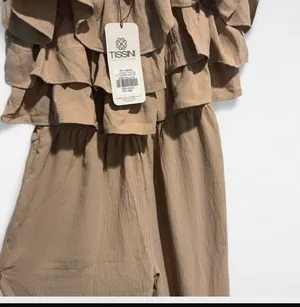 Colombian Jumpsuit Beige Fatima Size M #jumpsuit thumbnail 4