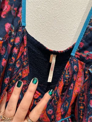 Free People Endless Afternoon Floral Mini Dress XL NWOT thumbnail 8