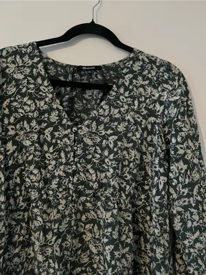 Madewell Floral Puff Sleeve Mini Dress XS Cottagecore Prairie Fall Romantic thumbnail 3