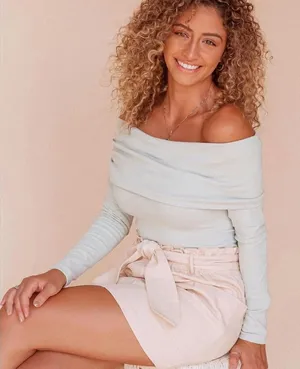 ✨ Dusty Sage Ribbed Off Shoulder Knit ✨ Green Size L thumbnail 1