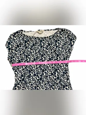Boden Florrie Floral Jersey Dress In French Navy Tulip Size 6P thumbnail 7