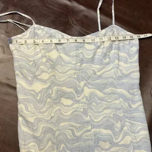 Abercrombie & Fitch Corset Lined Linen Blend Sheath Mini Dress Women Medium Tall thumbnail 15