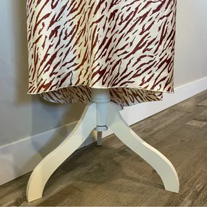 Abercrombie & Fitch Zebra Print Satin Midi Skirt thumbnail 5