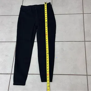 American Eagle Women Black Curvy High Rise Jegging Jeans Dream Stretch size 2 S. thumbnail 8