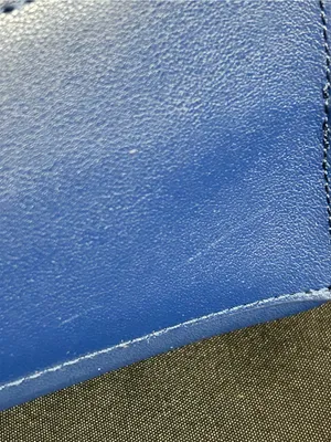 Joy Mangano Leather Structured RFID Navy Blue Tote Bag Women’s Tote NWT thumbnail 10