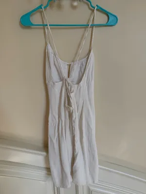 White Mini Dress Pull & Bear thumbnail 2