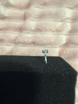 0.40 CT Radiant Moissanite Adjustable Ring – S925 Sterling Silver thumbnail 2